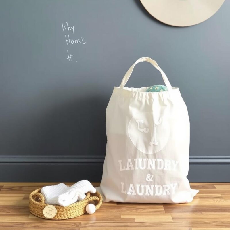 Cotton laundry Bag