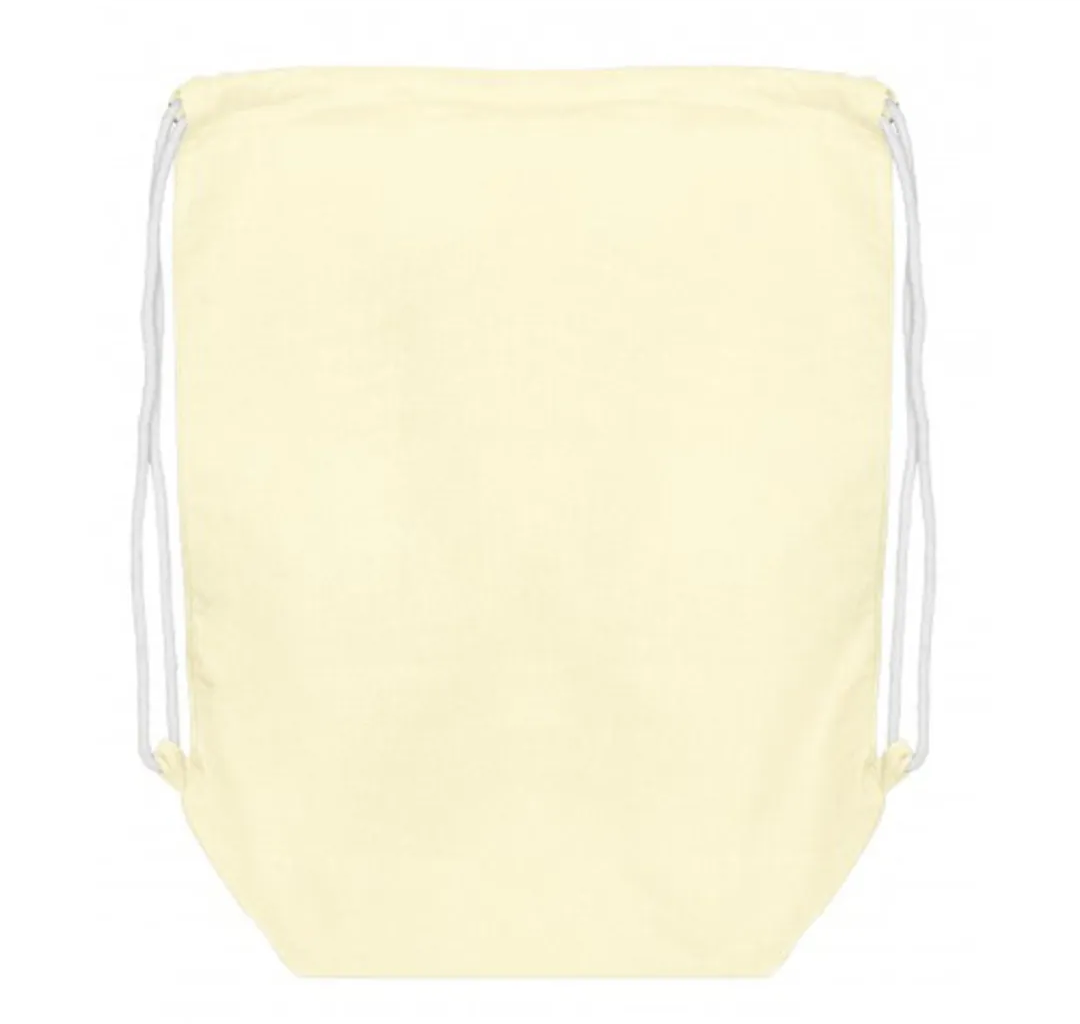 Natural Cotton Backpack with bottom gusset