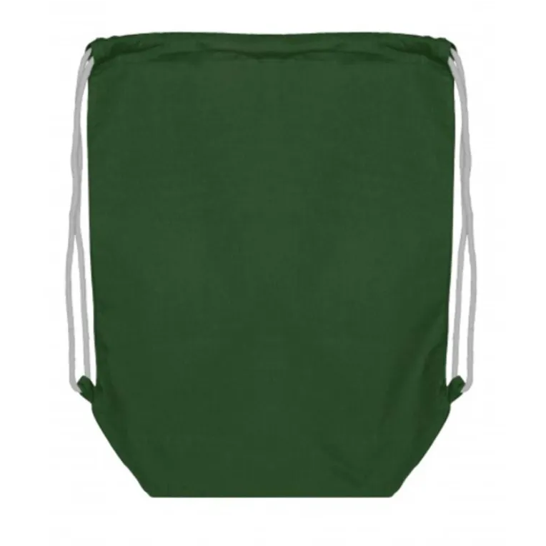 Navy Green Cotton Backpack with bottom gusset