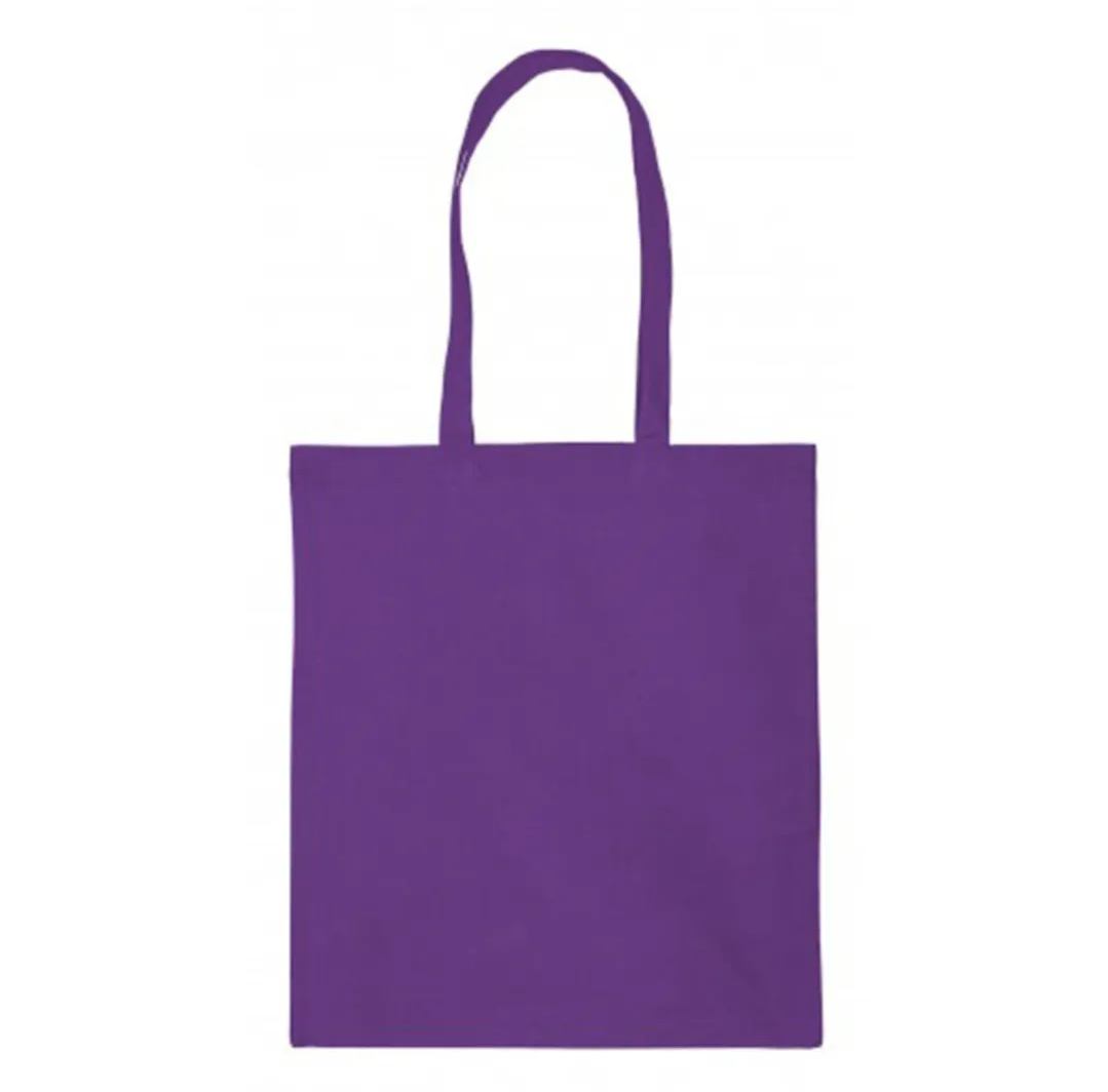 Cotton Tote Bag Purple